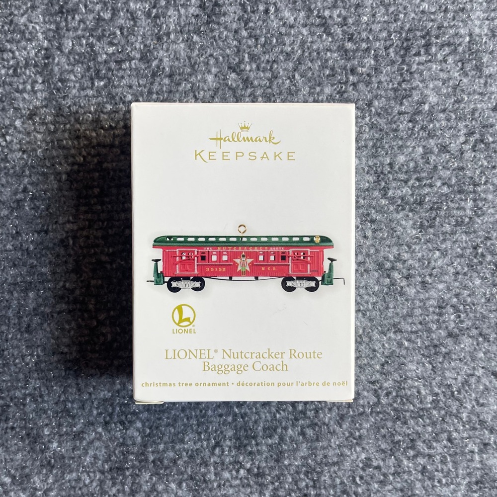 Hallmark Keepsake 2012 Lionel Nutcracker Route Baggage Coach Metal Ornament